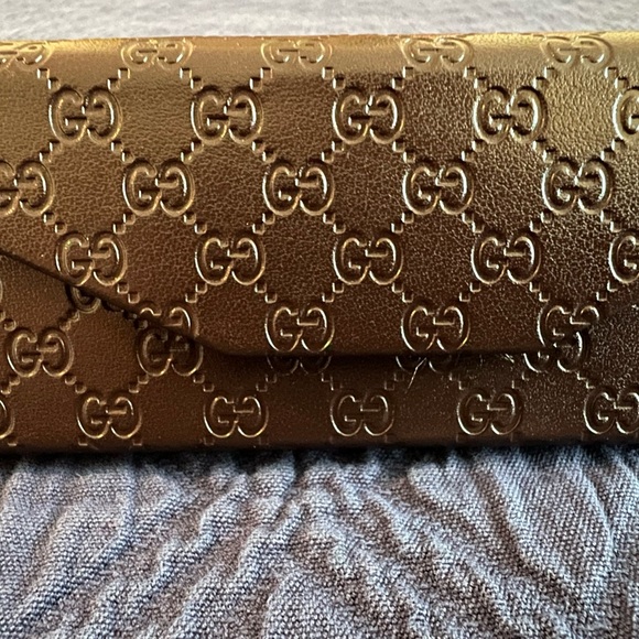 New Authentic Gucci Full Rim Butterfly / Cat Eye Brown Frames 3566 WD1 140 - Picture 14 of 16